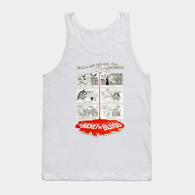 A Bucket of Blood Tank Top by Pop Culture Entertainment